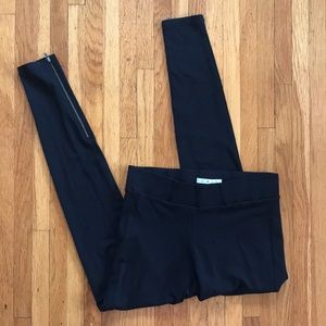 Cabi ponte knit riding leggings w/ankle zipper XS